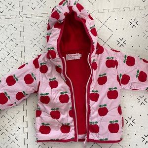 Corduroy puffer jacket